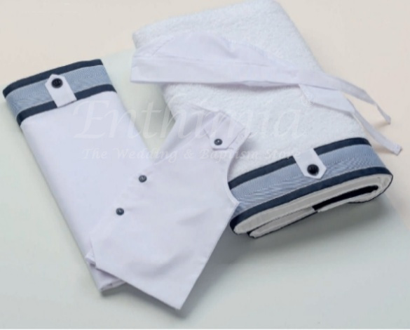 Boy Lathopana - Light Blue Navy Blue Maritime - Organic Cotton